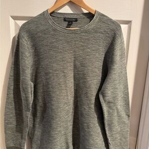 Banana Republic Women’s Long Sleeve Organic Slub Crewneck Sweater